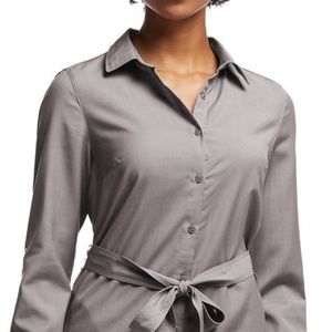 Destiny Shirt Dress Merino Wool Long Sleeve